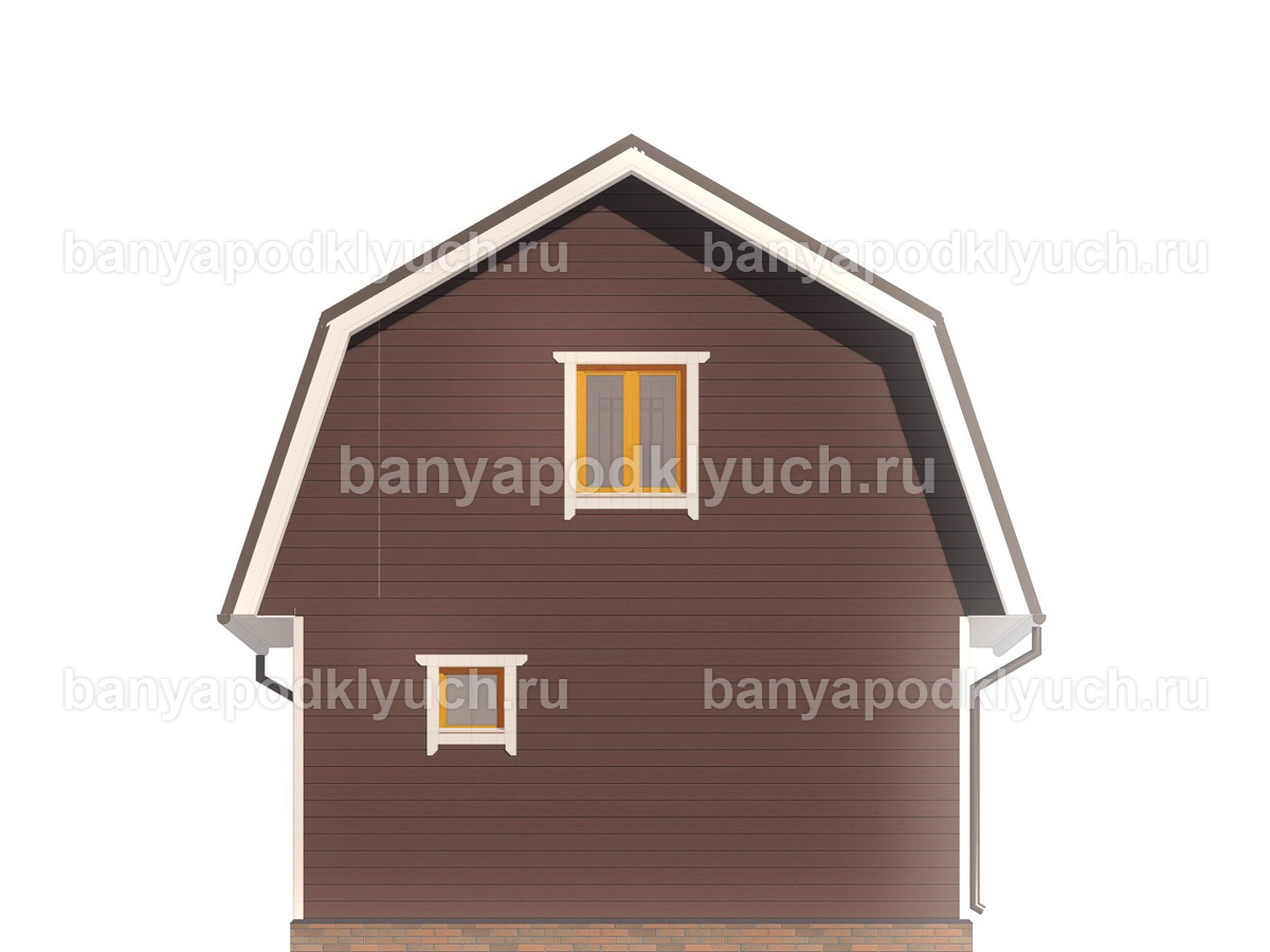 Каркасная баня 8x6 м Каркасная баня 8x6 м